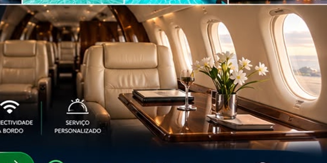 Cabine de aviação executiva DiLuKa Air Charter